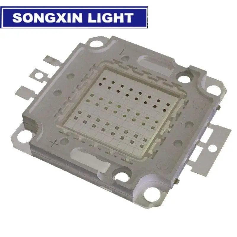 10 W/20 W/30 W/50 W/100 W LED RGB cob High Power Lampe birnen perle bunte Rot Grün Blau licht Chips 1 stücke Image