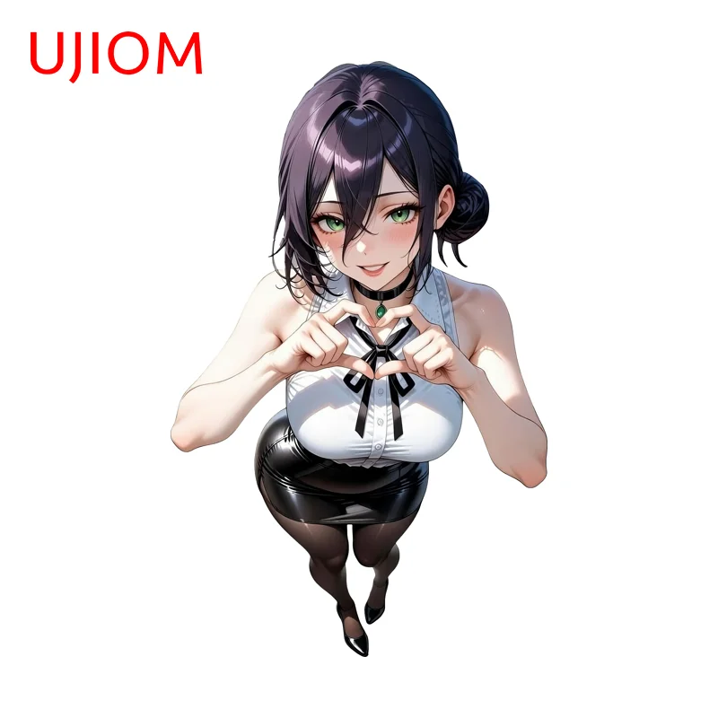 UJIOM Reze Anime-Figur-Wandaufkleber, bezaubernder, trendiger, attraktiver, sonnenschützender, anpassbarer Aufkleber, geeignet für Babyzimmer Image
