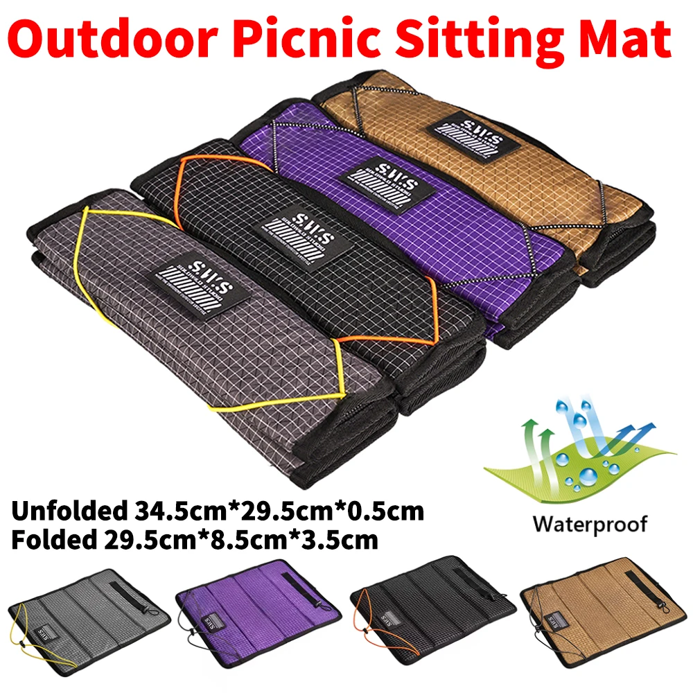 Outdoor-Picknick-Sitzmatte, wasserdicht, Strand, faltbares Sitzkissen, rutschfest, feuchtigkeitsbeständig, Sitzunterlage für Camping im Freien