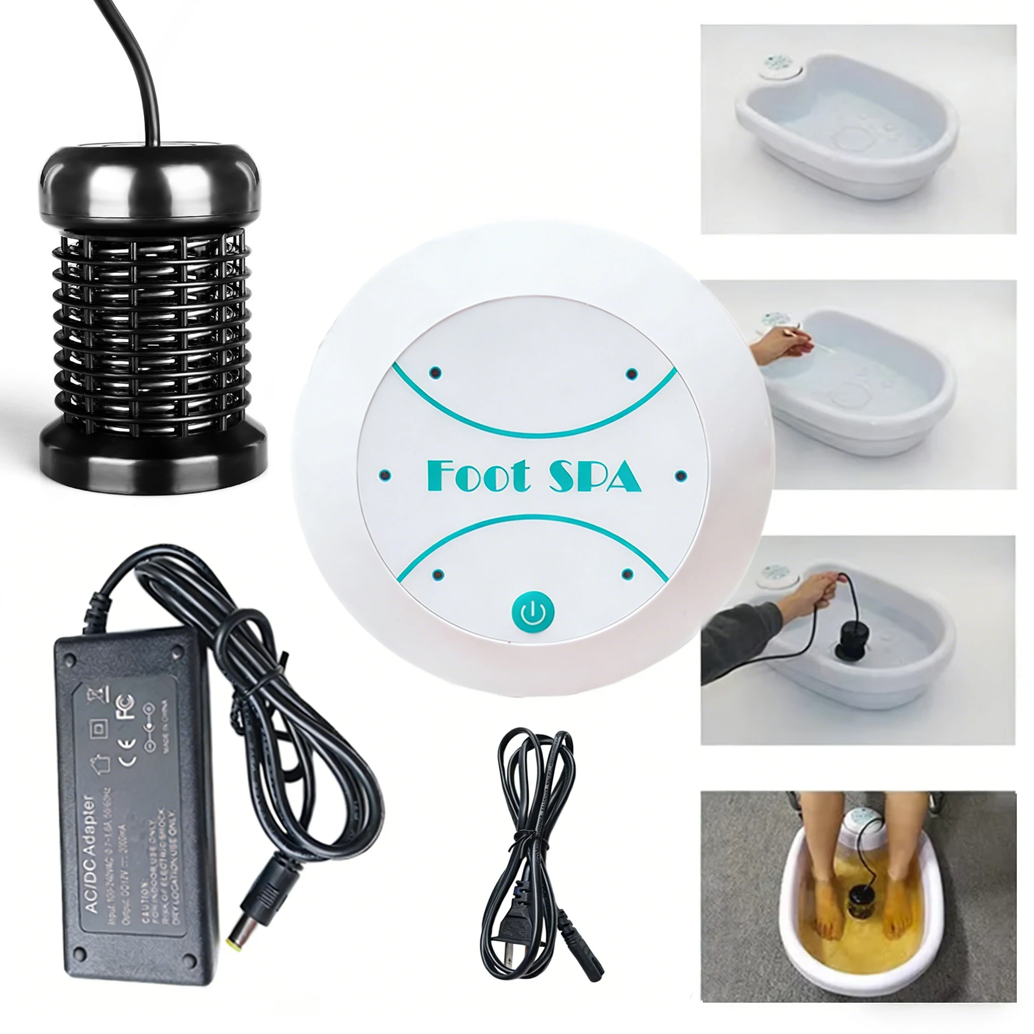 Detox-Ionen-Fußbad-Massagegerät zur ionischen Entgiftung, lindert Müdigkeit, fördert gute Gesundheit und voller Vitalität. Image