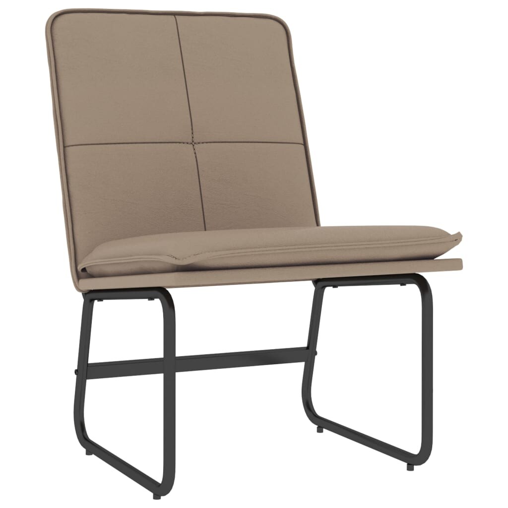vidaXL Loungesessel Cappuccino-Braun 54x75x76 cm Kunstleder Image
