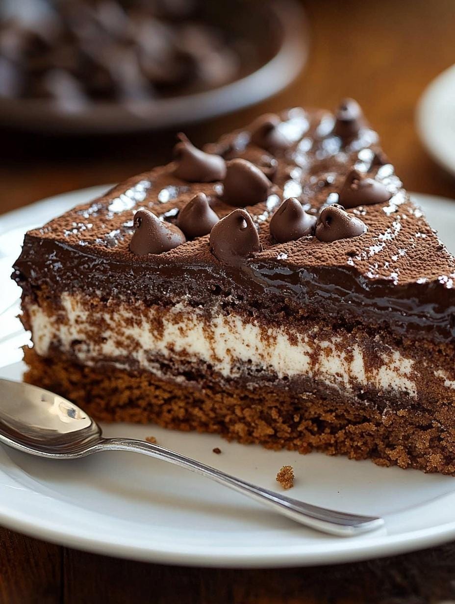 MIGLIORE RICETTA per Torta al Cioccolato e Crema di Formaggio Ricetta PDF, Torta a Strati di Cheesecake al Cioccolato, Ricetta Facile per Dessert Scar