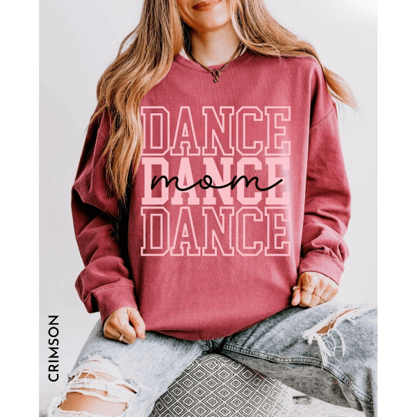 Comfort Colors Dance Mom Shirt Personalized Ballet Competition Season Tee Gift grey 3xl sweatshirt
