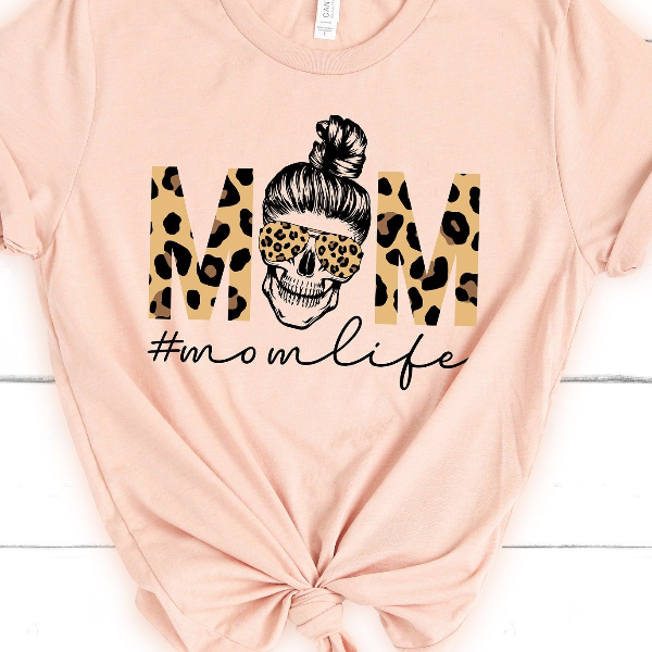 Mom Life T shirt Messy Bun Skull Shirt, Perfect Gift For Moms dark Grey 2xl sweatshirt