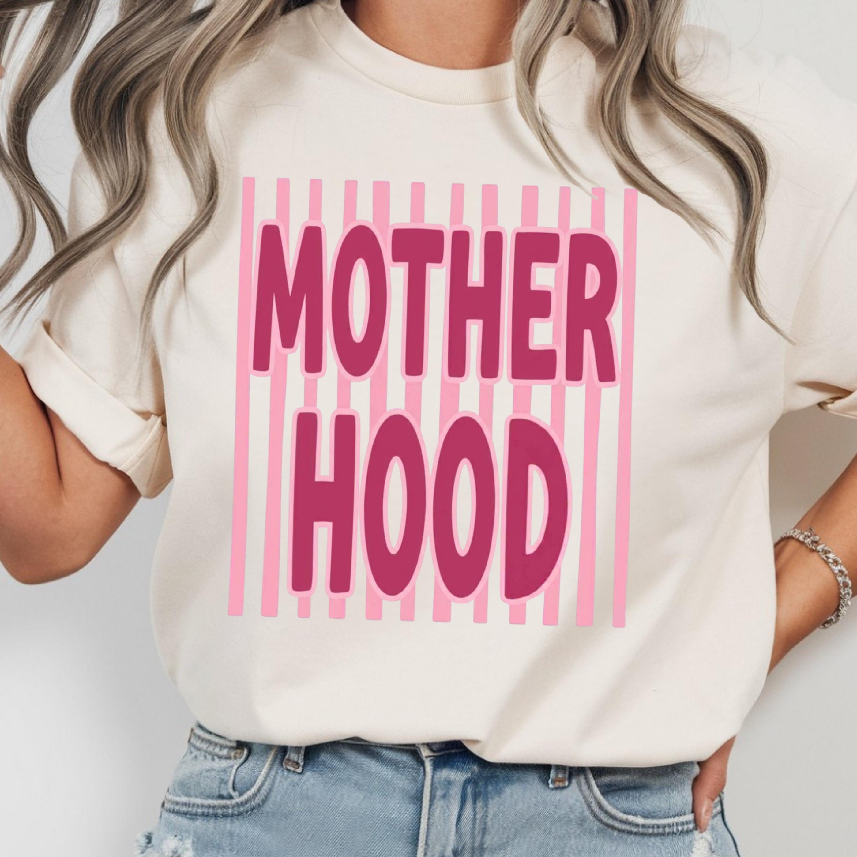 Motherhood T shirt Trendy Mama Preppy Sublimation Design beige xl sweatshirt