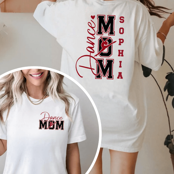 Personalized Dance Mom Shirt Custom Name Dance Mom Life Tee Gift grey m sweatshirt