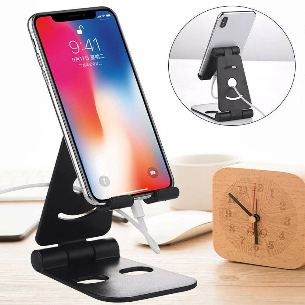 Adjustable Desktop Phone & Tablet Stand For IPhone IPad Non Slip Cradle Mount For Desk Use Adjustable Desktop Phone & Tablet Stand For IPhone IPad Non Slip Cradle Mount For Desk Use