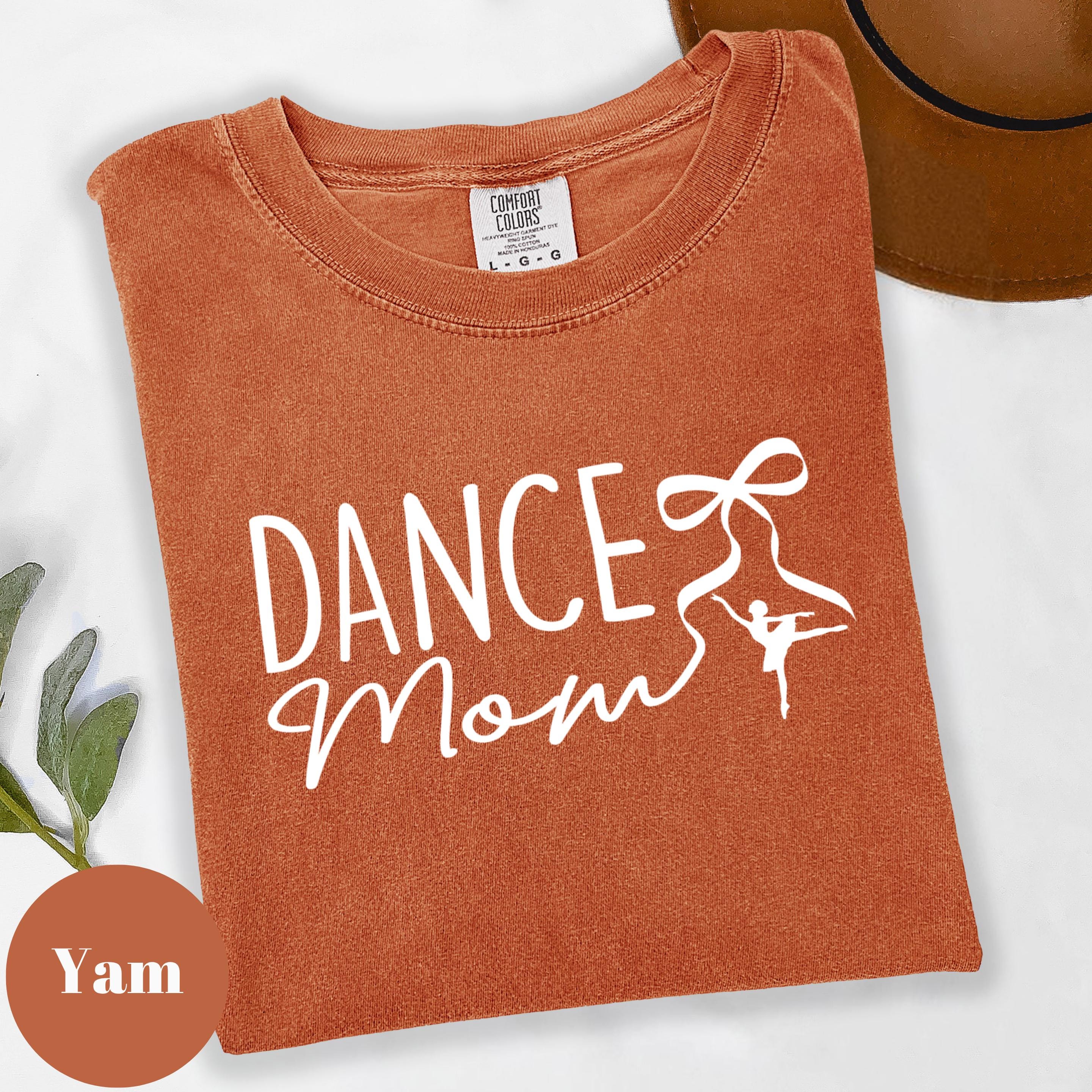 Dance Mom Shirt, Ballet Dancer Mama Sweatshirt, Dance Competition Gift For Mom grey l sweatshirt