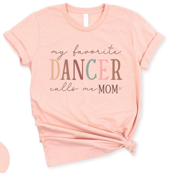 My Favorite Dancer Calls Me Mom Shirt, Dancer Daughter Shirt, Trendy Dancer Mom Gift, Dancer Daughter Mother Day Gift dark Grey l sweatshirt