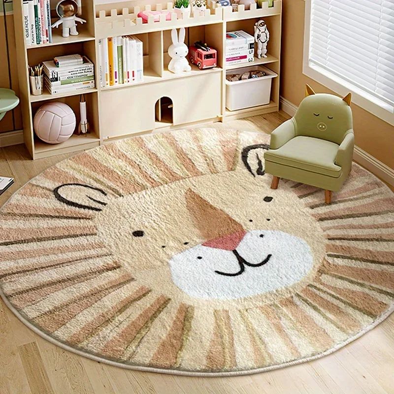 Cute Cartoon Lion Plush Kids Carpet Rug b 200cm 78.74inch