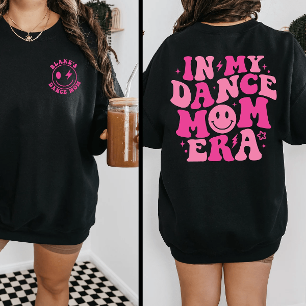 Personalized Dance Mom Era Sweatshirt Custom Ballet Mom Hoodie Gift grey m sweatshirt