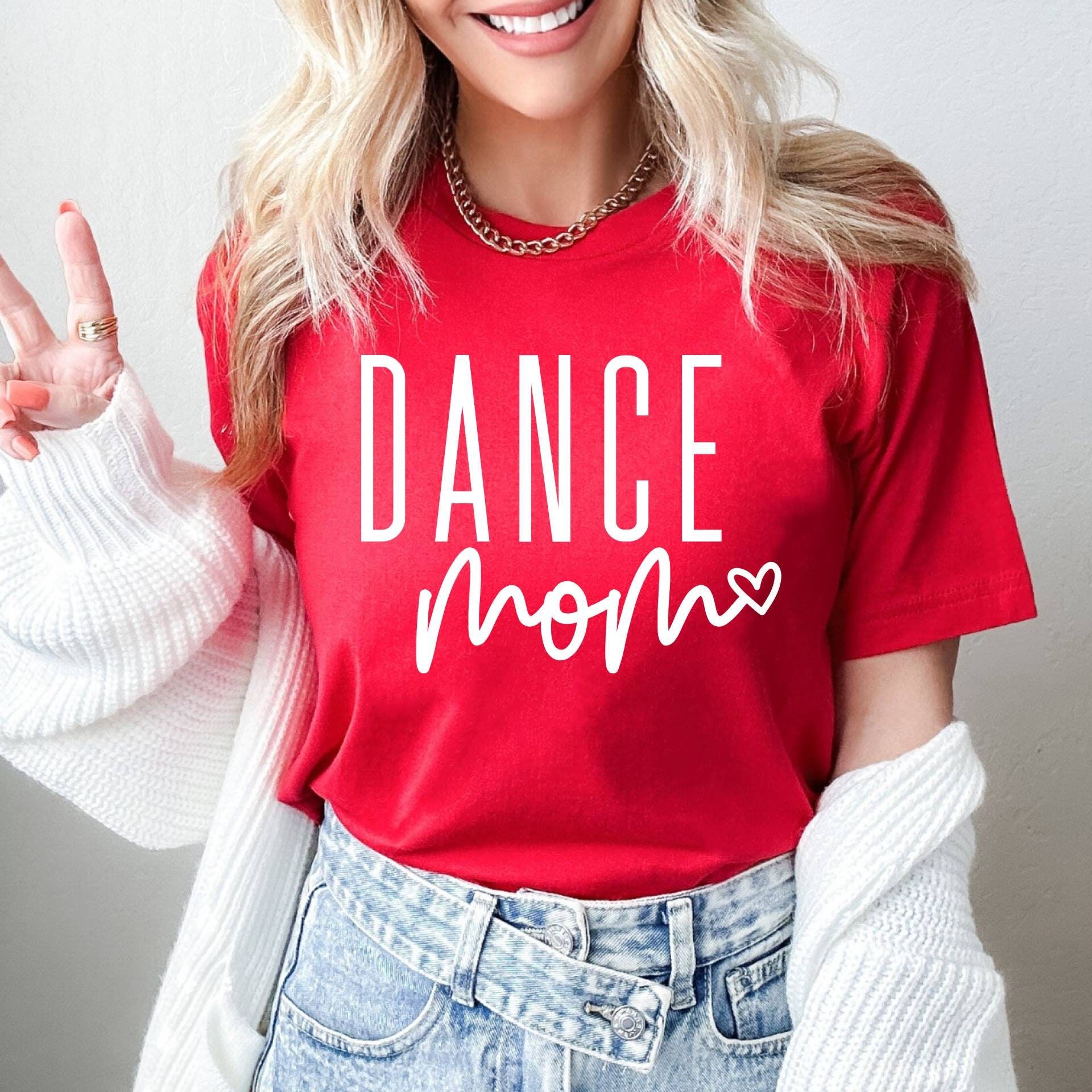 Dance Mom Shirt Cute Script Graphic Tee Casual Recital Mom T Shirt Everyday Wear black l t Shirt