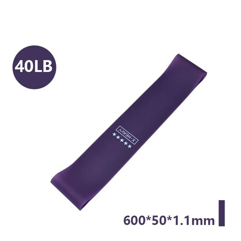 FlexiTone 5 Level Resistance Bands Set Portable Fitness Workout Bands For Strength, Yoga & Pilates Training grape Purple