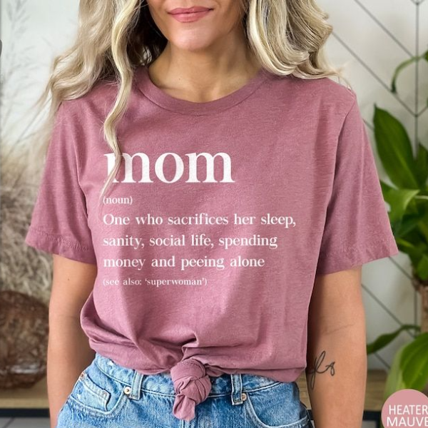 Mom Definition Shirt Funny Mom Graphic Tee Cute Minimalist Mom Life T Shirt blue 3xl sweatshirt