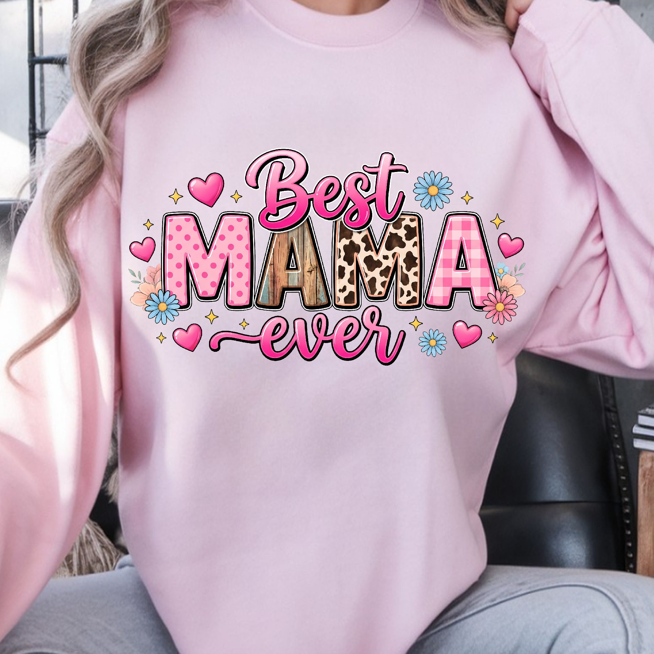 Best Mama Ever Shirt, Best Mom Ever T Shirt, Mother's Day Gift For Mama white 3xl sweatshirt