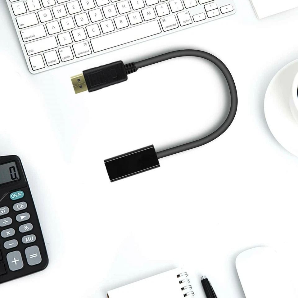 DisplayPort To HDMI Adapter Cable DP To HDMI Converter For Monitor TV Projector DisplayPort To HDMI Adapter Cable DP To HDMI Converter For Monitor TV Projector