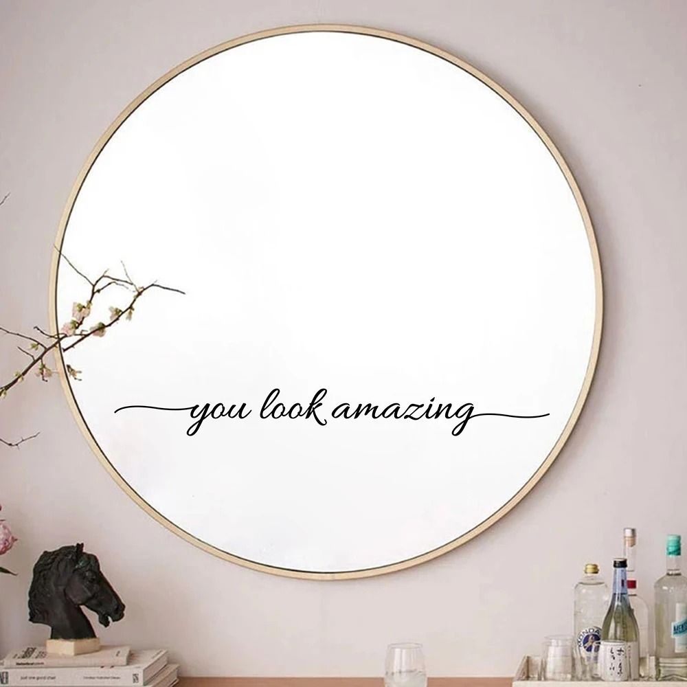 Typography Narrative Sculpture High Definition Mirror Reflection Architectural Art style 12 22.0 In