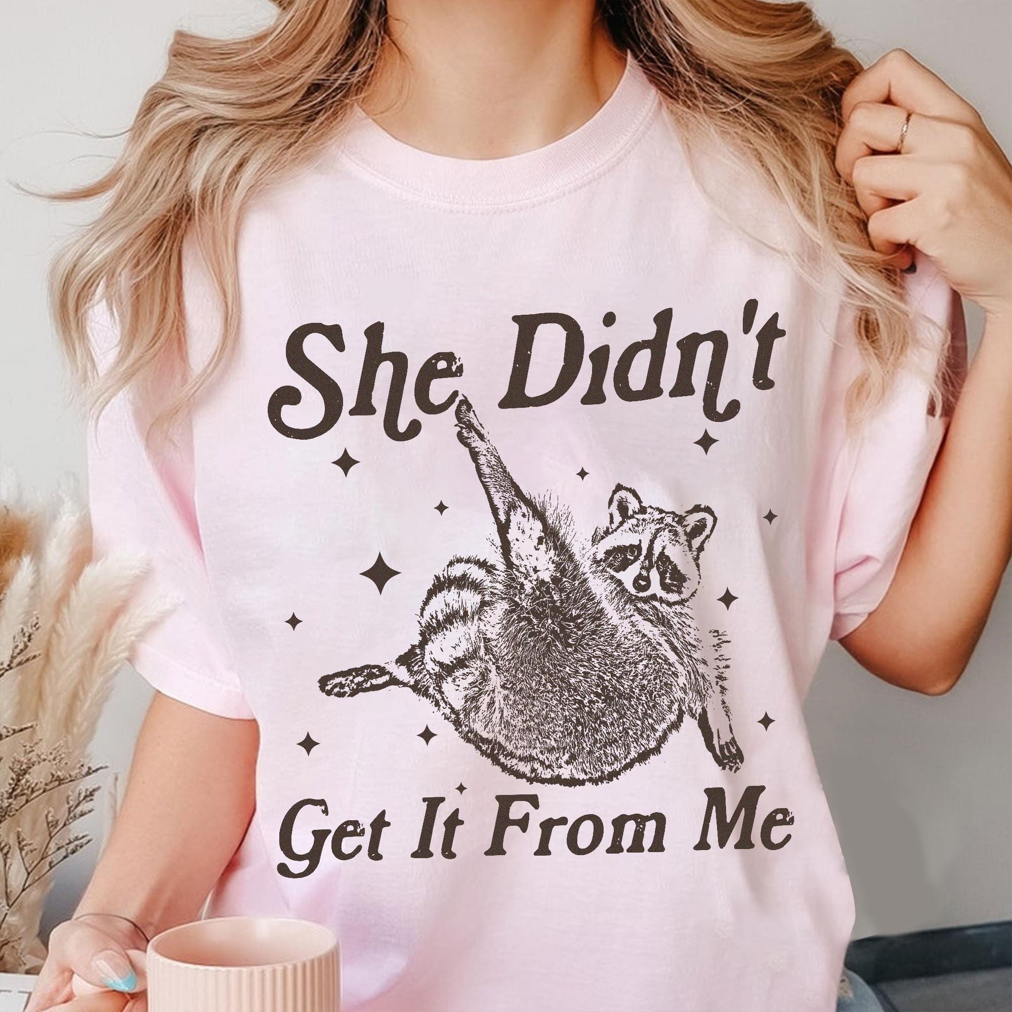She Didn't Get It From Me Shirt, Sarcasm Shirt, Funny Dance Mom, Dance Mom Gift, Dance Competition Shirt, Gift For Dance navy s sweatshirt
