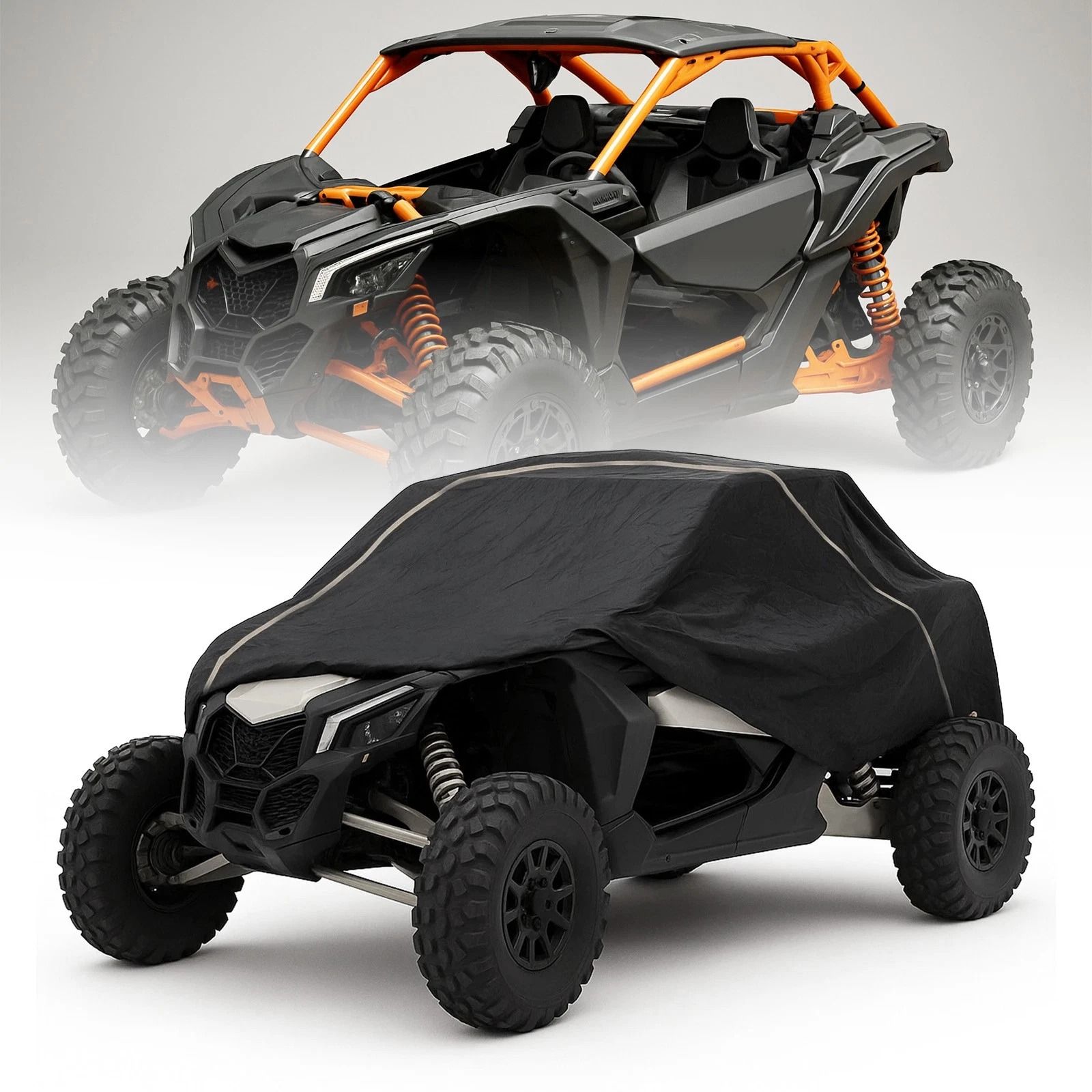 2 Seat Vehicle Storage Dust Cover For Can Am Maverick X3, Teryx, Polaris RZR UTV Waterproof, Durable Protection 2 Seat Vehicle Storage Dust Cover For Can Am Maverick X3, Teryx, Polaris RZR UTV Waterproof, Durable Protection