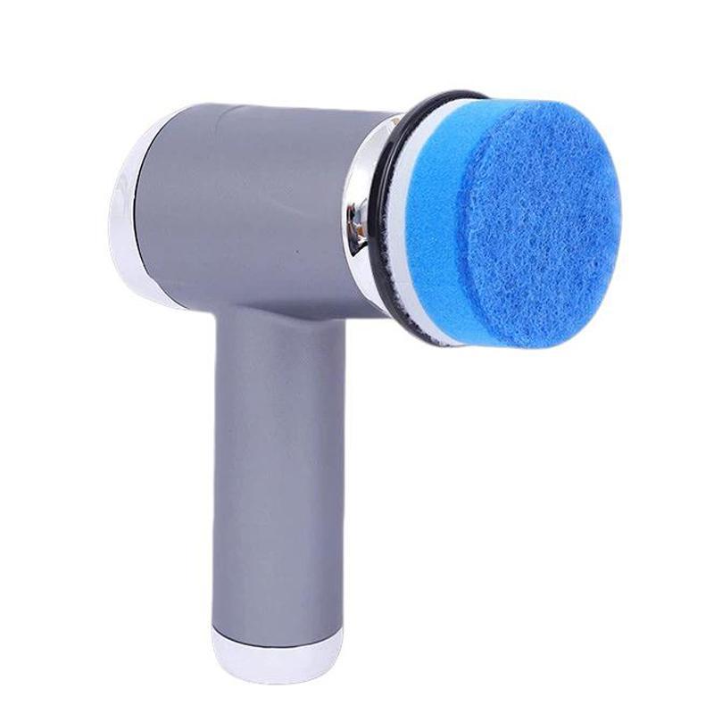 Kitchen Scrubber Brush Set With Replacement Heads For Dishes, Pots And Pans light Gray