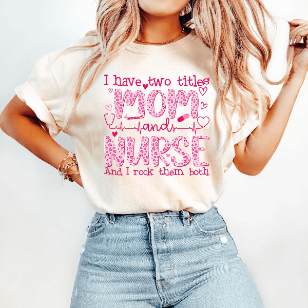 Nurse Mama Shirt Comfort Colors Nurse Mom Gift Mothers Day Tee light Orange xl sweatshirt