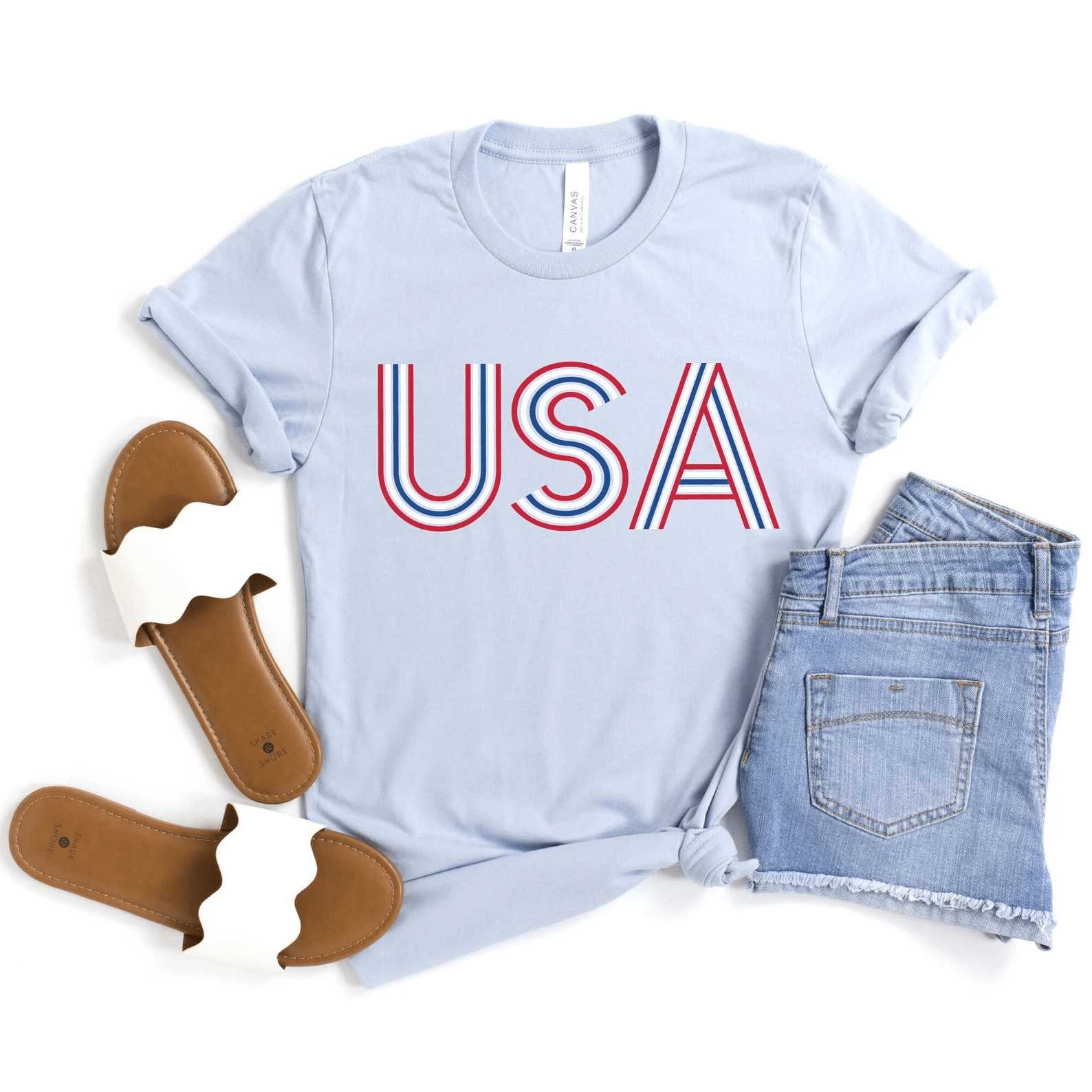 Retro USA American Flag Shirt Women Vintage 4th Of July Shirt Patriotic Merica Tee grey l t Shirt