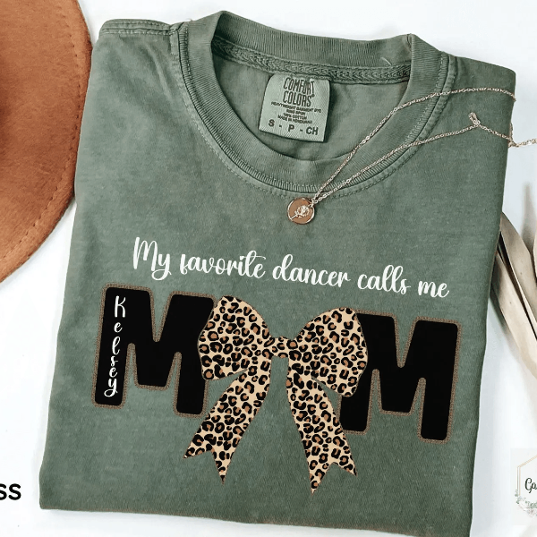 Comfort Colors Personalized Dance Mom Shirt Custom Name Dance Mom Gift Tee white m t Shirt
