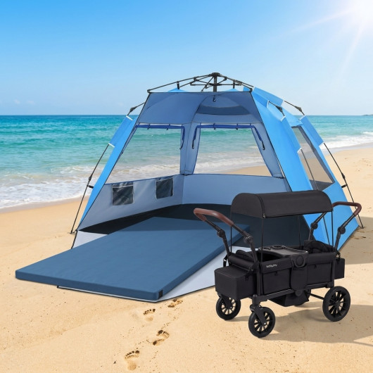 Costway 3-in-1 Family Outdoor Essentials Set for Travel Beach