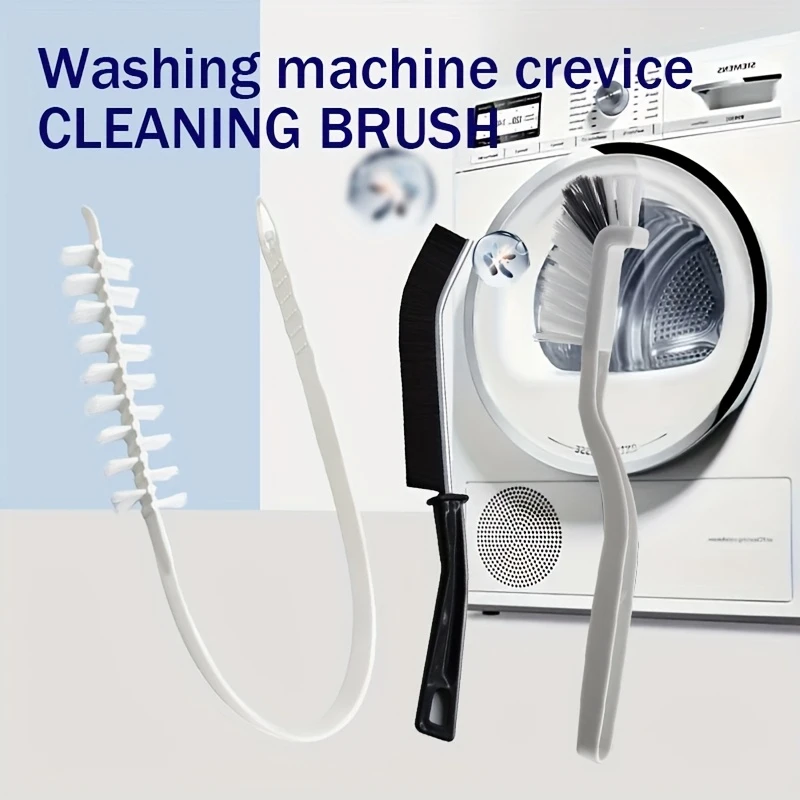 3PCS For Cleaning Washing Machines Air Conditioners Washing Machine Cleaning Brush Set Long Handle Sink Gap Brush