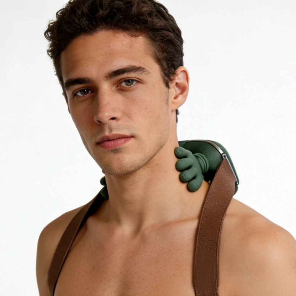 Automatischer Elektrischer Nacken-Schulter-Muskel-Massager, Multifunktionales Massagegerät zur Entspannung und Ermüdungslinderung Image