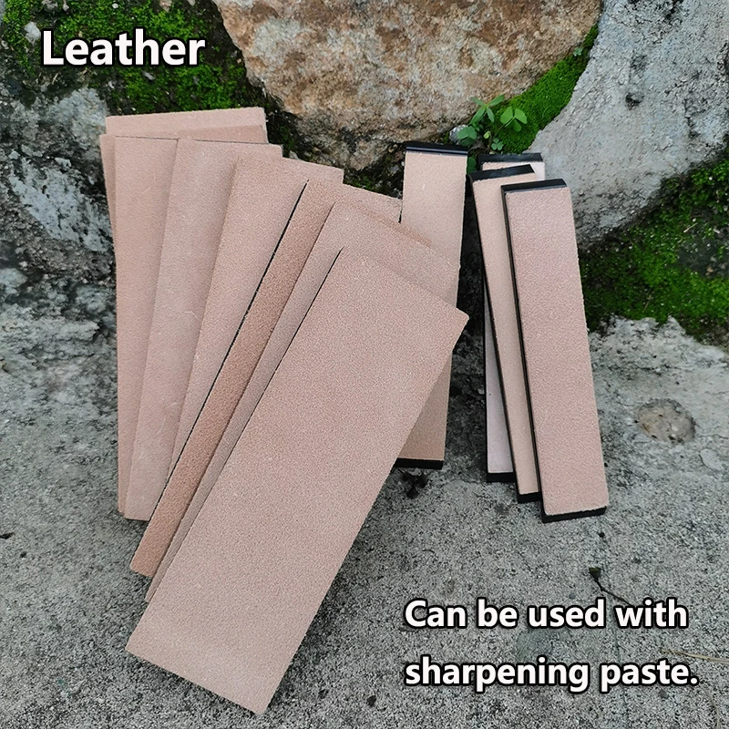 Professionelles Leder-Messerschärfset mit Polier- und Schleifmittel für alle Küchenmesser Image