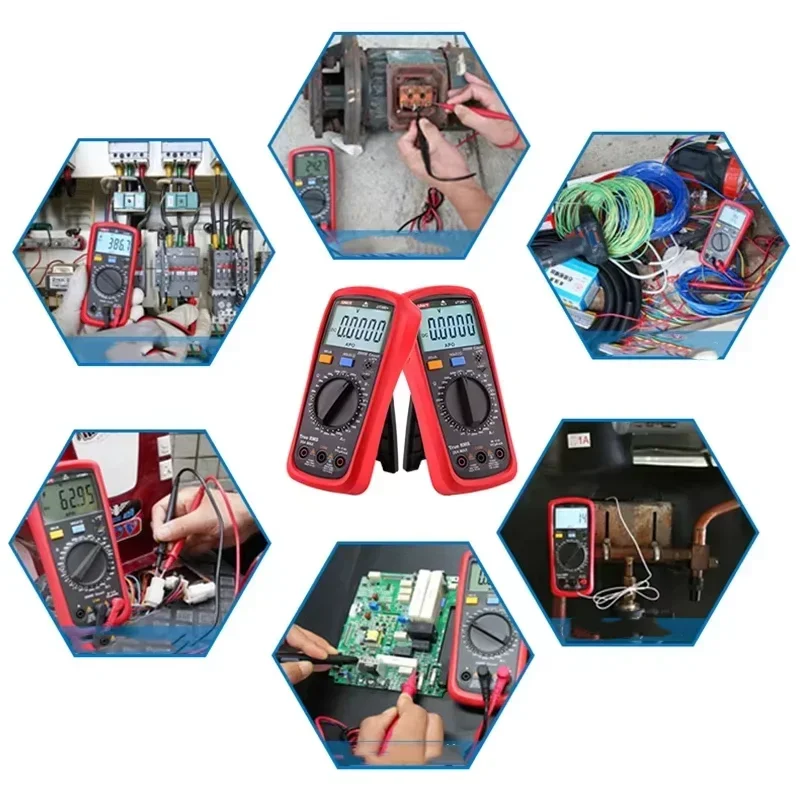 Heißer Verkauf UNI-T UT39A + UT39C + UT39E plus Digital-Multimeter Amperemeter Voltmeter AC/DC Professionelle Elektriker Strom tester Image