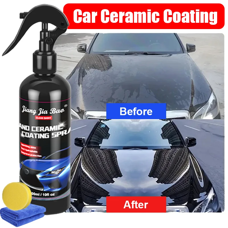 Keramikbeschichtung für Autos, Nano-Beschichtungsmittel, Kristallbeschichtungsflüssigkeit, hydrophobe Anti-Kratz-Autowachsbeschichtung, Autopolierbeschichtung Image