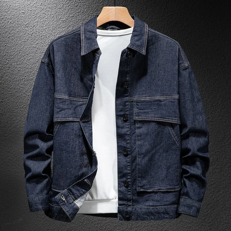 Männliche Jeans Mäntel Cargo Biker Herren Jeans jacke Motorrad Herbst gewaschen Mode niedrigen Preis koreanischen Stil hohe Qualität große Größe