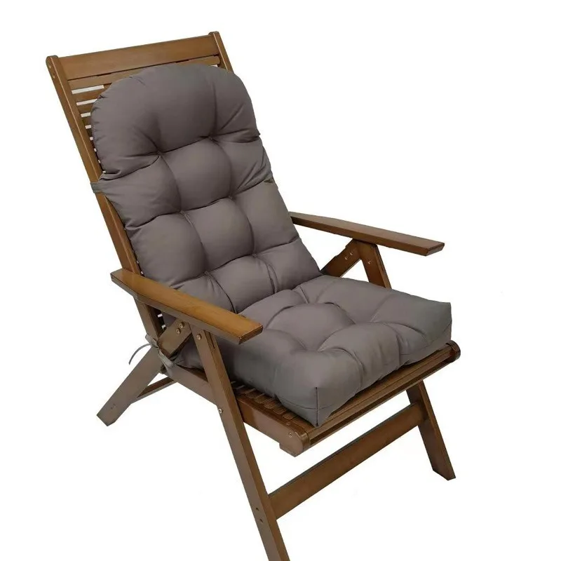 Wasserdichter Sonnenschutzkuppel für den Außenbereich, einteiliges Garten- und Gartenliege-Rattanstuhl-Frosch-Stuhlkissen mit hoher Rückenlehne