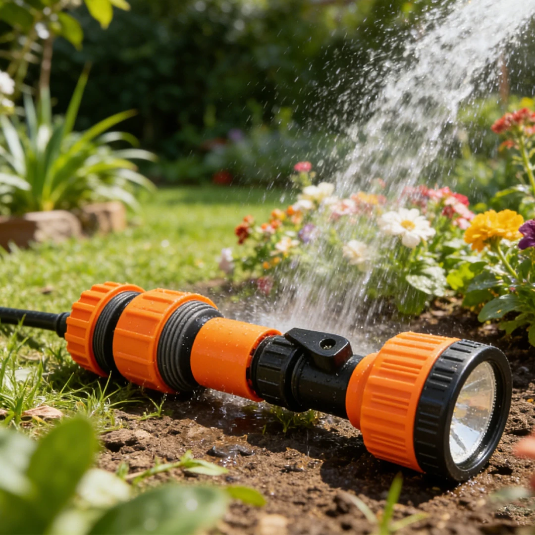 FLOWERS SPRAL 1000 Mesh Bewässerungsdüse für Garten, Blumenbeet, Rasen, Pflanzen, Gemüse, Bewässerungssprinkler für 1-Zoll-Wasserrohr Image