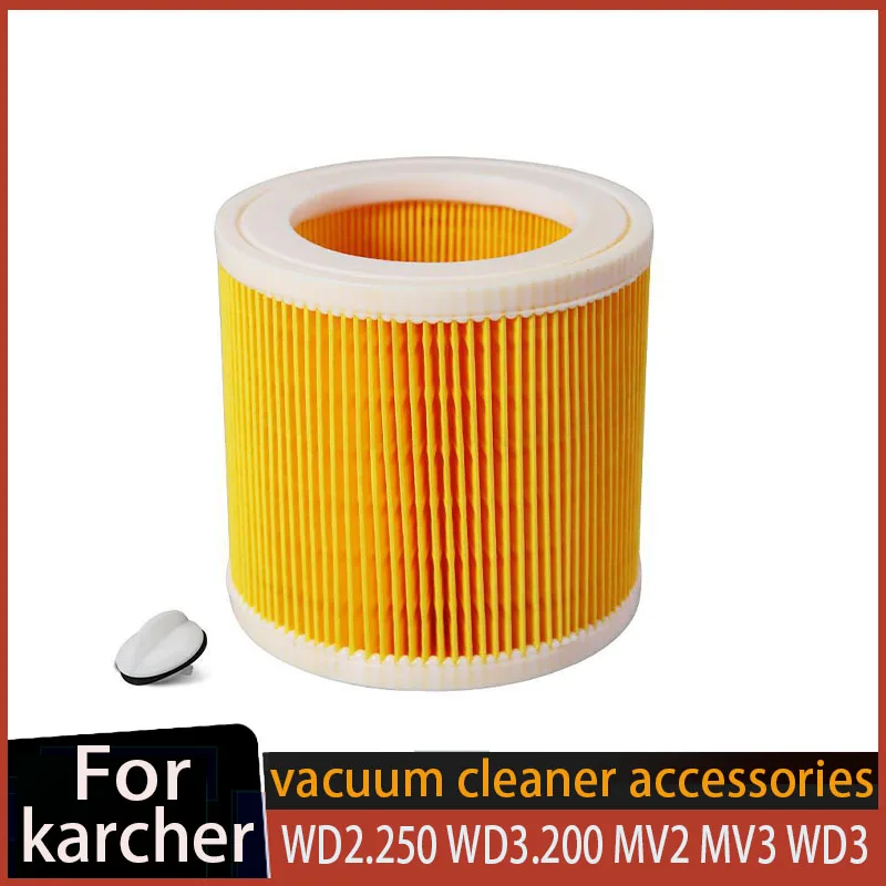 Hepa filter für karcher patrone wd2250 wd 2, 5 mv2 mv3 wd3 karcher filter teile luft staub filter staubsauger Image