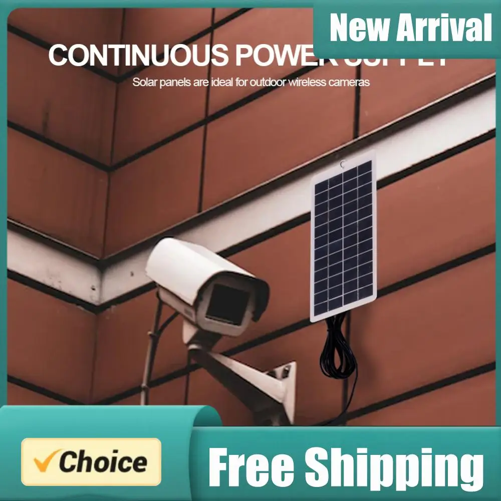 12V Solar-Generator Polysilizium 10W Solarladegerät EVA-Laminiertes Notfall-Solarladegerät für Überwachungskamera/Mobiltelefon Image