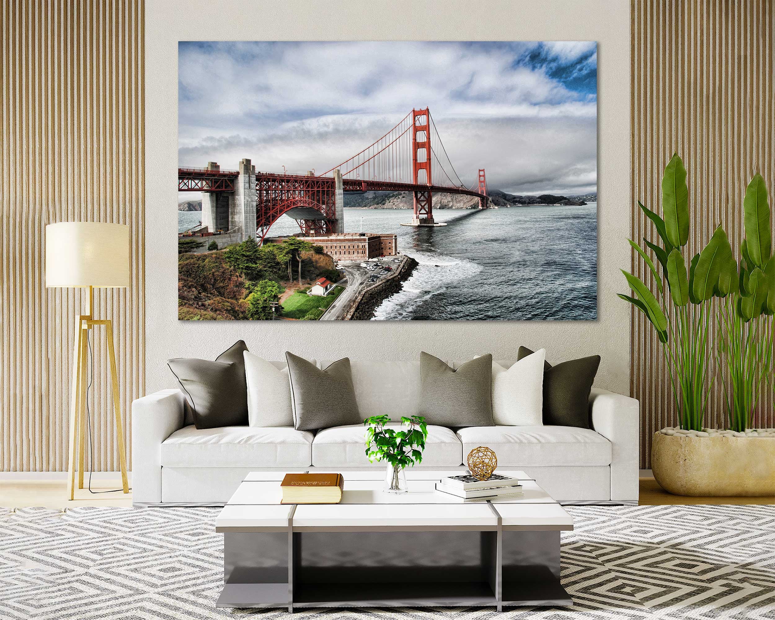 Golden Gate Bridge, opere d'arte popolari per pareti, stampe su tela del Golden Gate Bridge, arte di San Francisco per la casa, stampe fotografiche de
