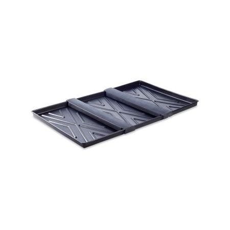 PIG PAK965-BK PIG Under-Rack Containment Tray Black 44" L x 72" W x 3.25" H