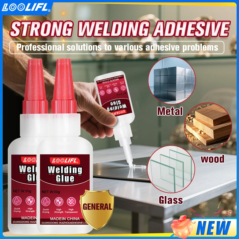 50ml Starker Ölbasierter Klebstoff Mehrzweck-Klebemittel Superkleber für Holz Metall Leder Kunststoff Keramik