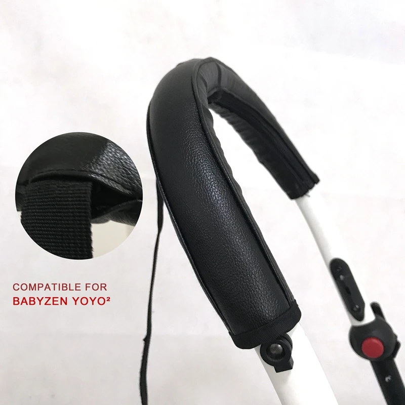 Kinderwagen Stoßstange Bar Abdeckung Armlehne Schutzhülle PU Fall Fit für Babyzen Yoyo 2/yoyo +/yoyo Kinderwagen Griff Abdeckung Fall Zubehör Image