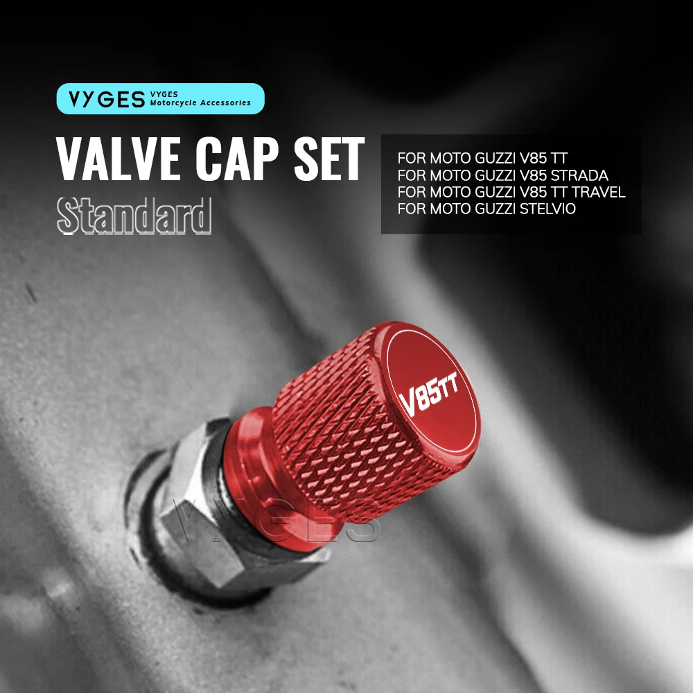 Per Moto Guzzi V85TT V85 TT V 85 TT Viaggio V85 Strada Stelvio Moto Standard Tappo Valvola Set Tappi Per Pneumatici Set