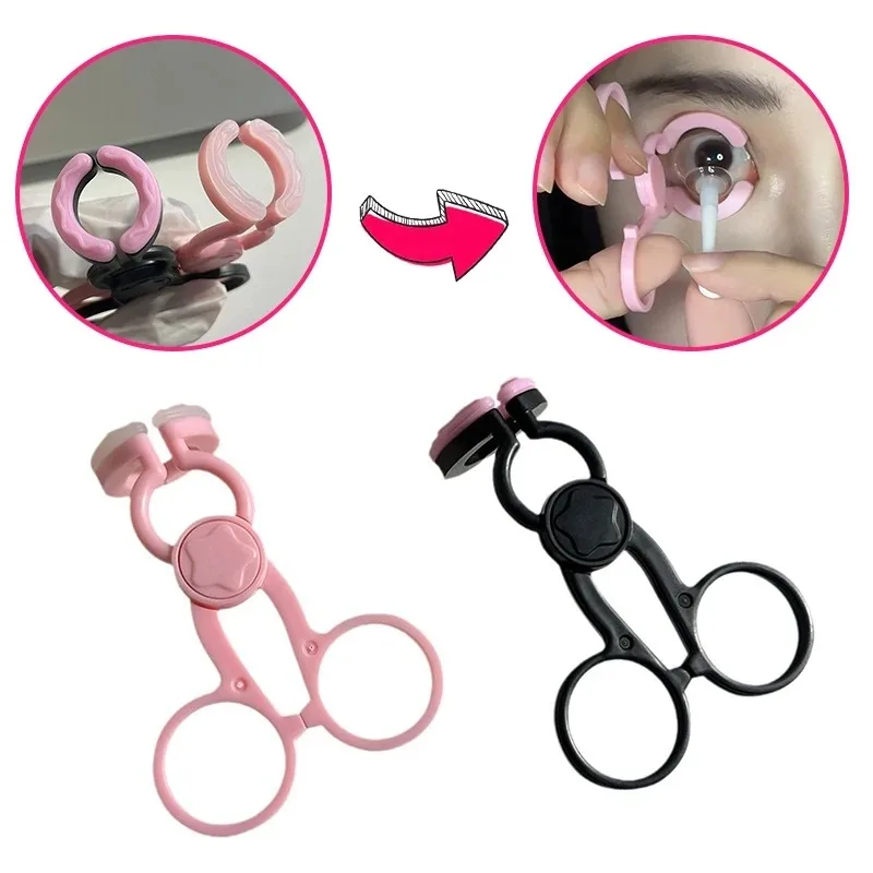 Augenzubehör Pflege Kontaktlinsen Inserter Remover Silikon Soft Tip Pinzette Stick Wearing Tools Linsenzubehör Image