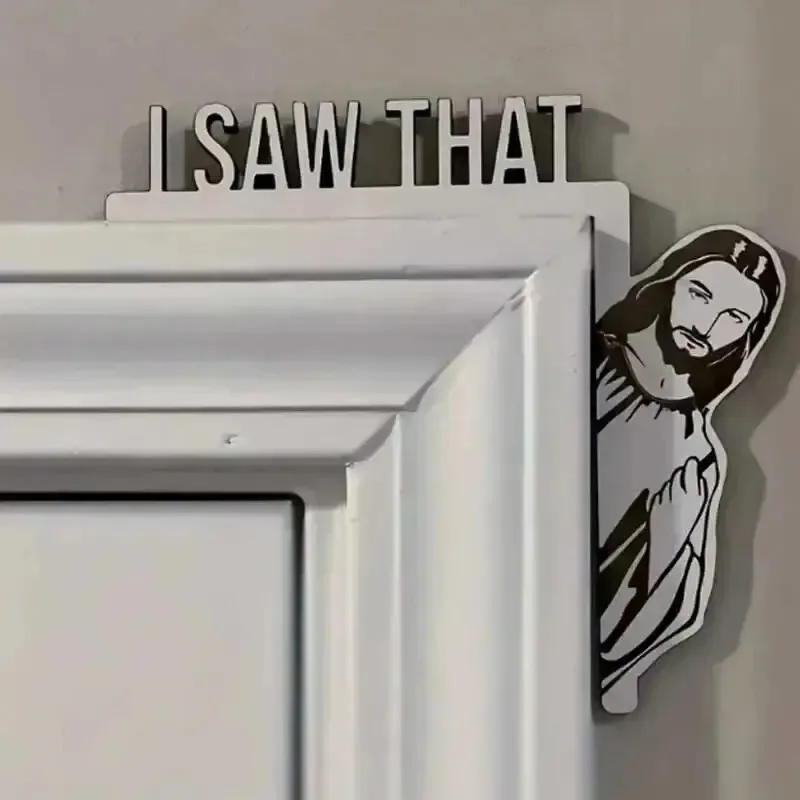 Décorations de cadre de porte jésus, décorations d
