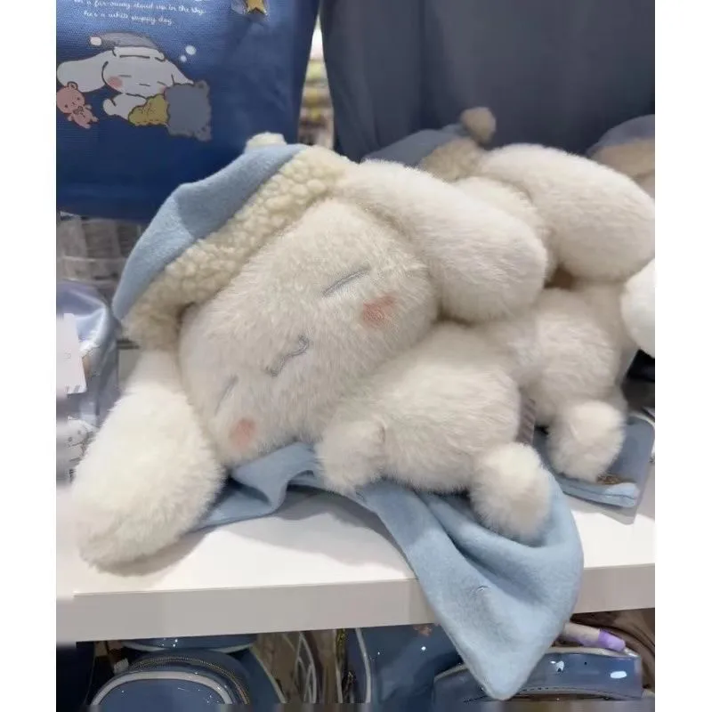 Sanrio Cinnamoroll Plüschtier Kawaii Spielzeugpuppe Niedliches Zimmer-Sofakissen Dekoration Cartoon Anime Weiches Kissen Freund Geburtstagsgeschenk Image