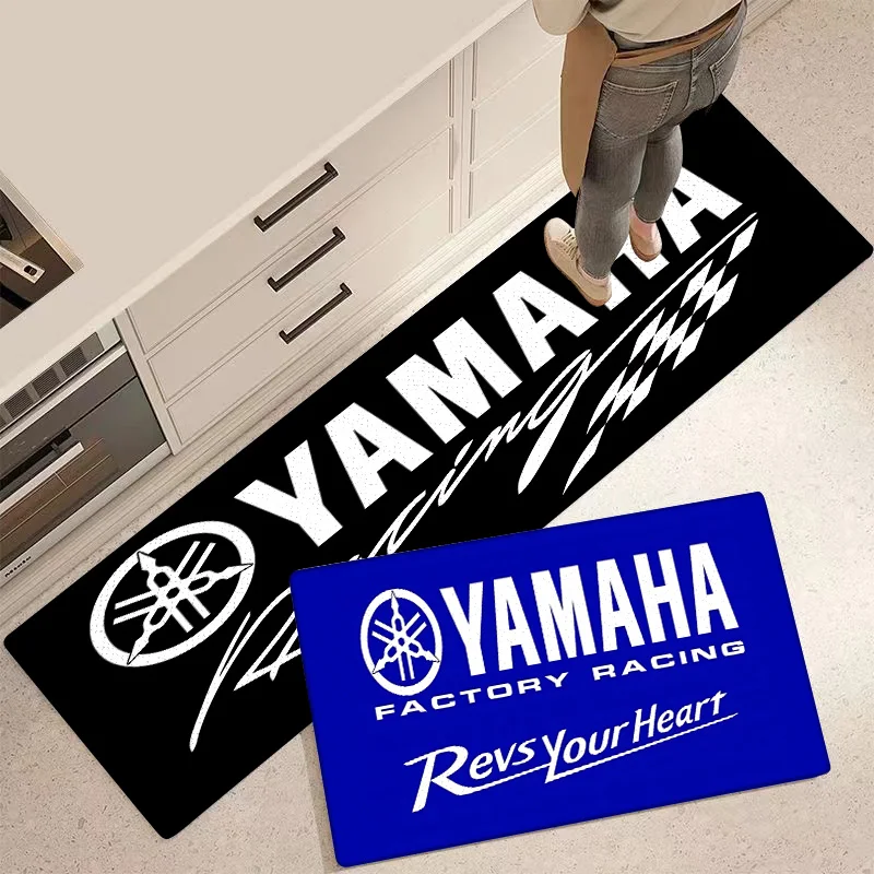 Entrance Front Door Doormat Racing For yamahas Non-slip Kitchen Rug Living Room Rugs Balcony Bathroom Foot Mat Floor Mats Carpet
