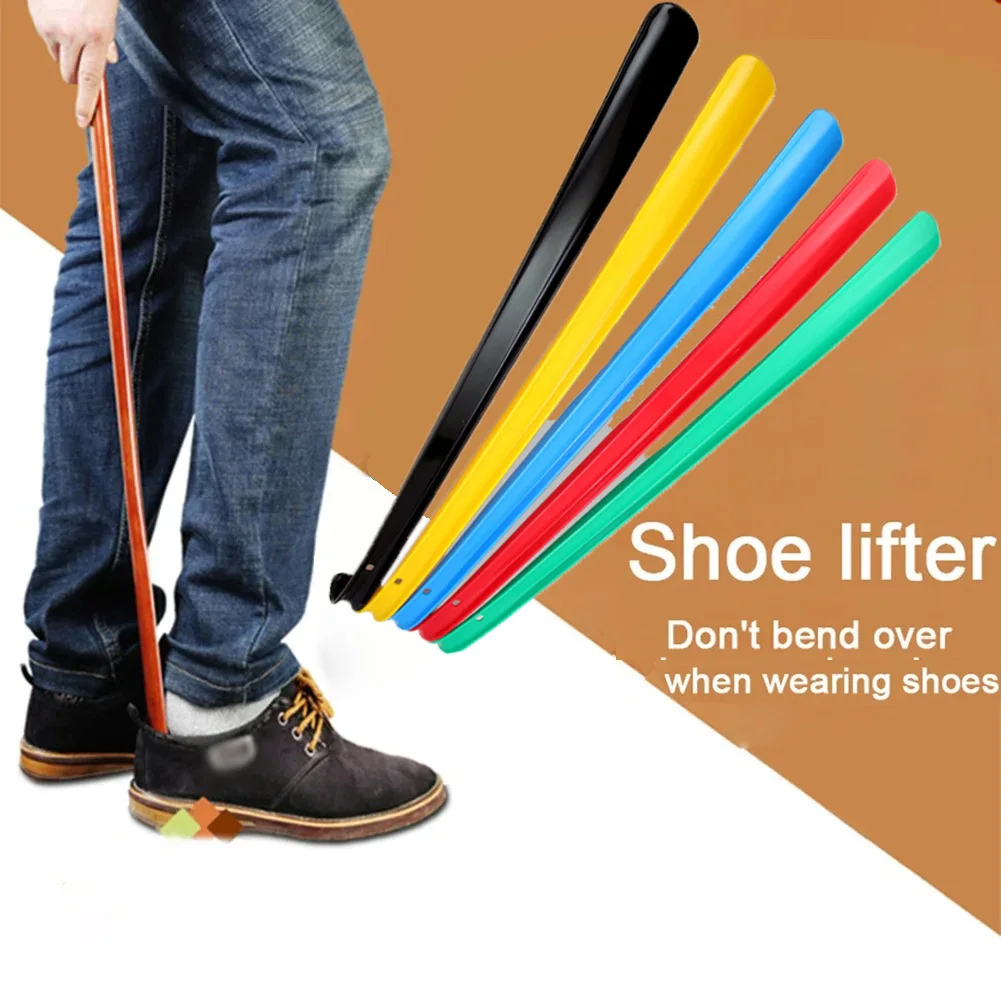 59 cm Kunststoff Extra Lange Schuhlöffel Hotel Haushalt Schuh Träger Schuhe Heber Schuhe Löffel Faul Bieget Nicht Schuh Zeichnen Helfer
