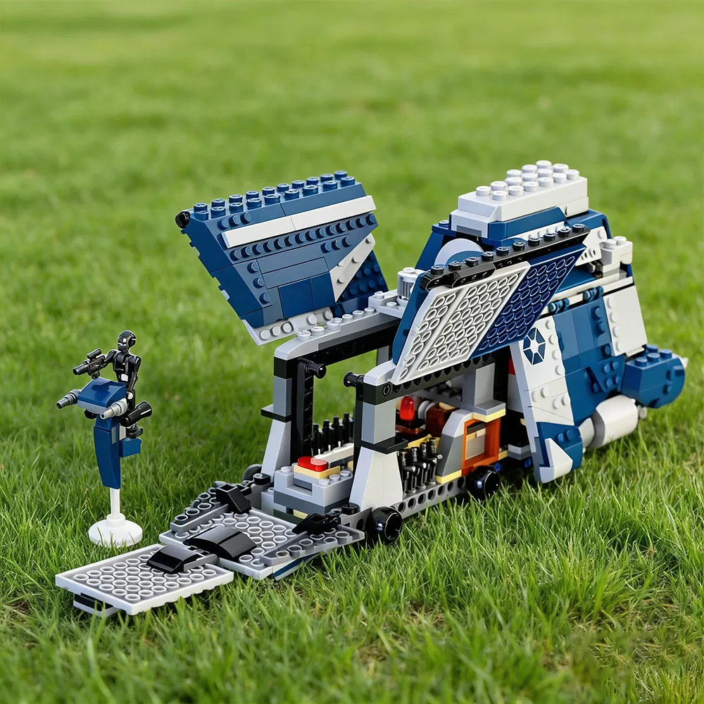 MOC Battle 976PCS Felucia Separatist Moc MTT Blocks Collection Series Modell für Jungen oder Mädchen Weihnachtsgeschenke Image