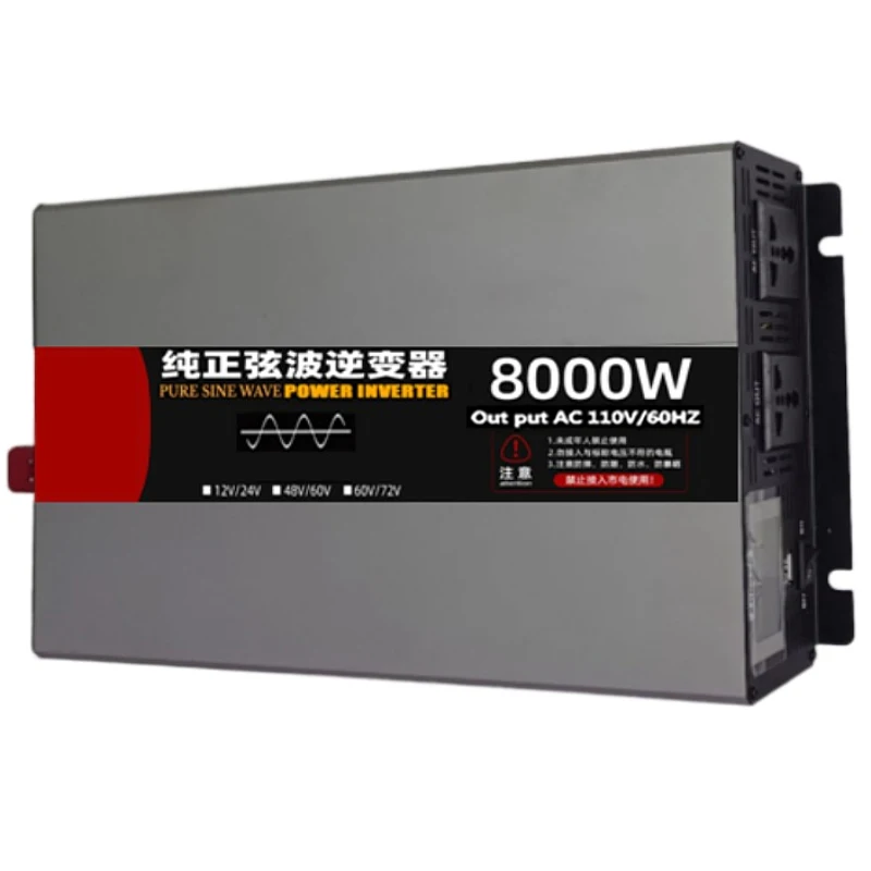 DB Onda Sinusoidale Pura DC-AC Inverter 2600W 3000W 2500W 12V 24V 48V 60V 72V a 110V / 220V Surge Car RV Campeggio Emergenza UPS C
